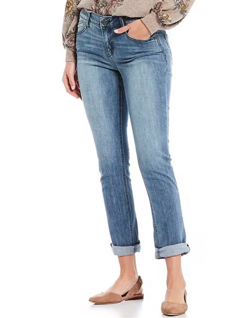 NWT Democracy “Ab” Solution Girlfriend Jeans